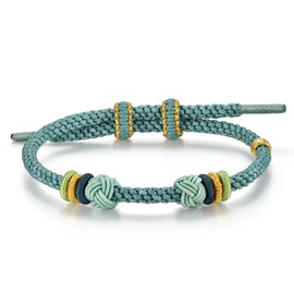 CHOW SANG SANG Hand-woven Knotted Harmony Blue Rope Bracelet for Women JFB0049