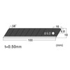 NT BL13P Cutter Replacement Blades, Large, L-Shaped, Ultra Sharp Black