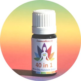 40 in 1 All-In-One Bioresonance Globules for Fear and Discouragement with Gemstone Energies. The powerful energetic alternative to Bach flowers.