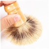 TOVINANNA 2 Pack Shave Brush Men's Haircare Wood Handle Beard