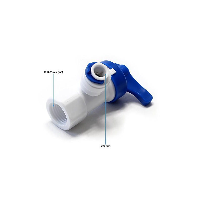 Naturewater Osmosis Tap Adapter with 12.91 mm (1/4 Inch) IG,