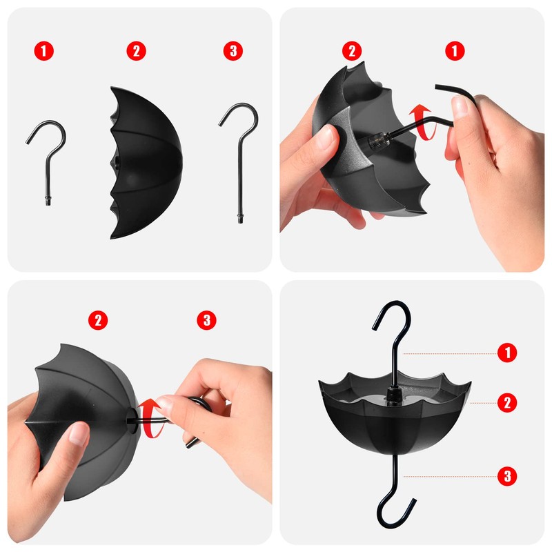 TERULF Foso de hormigas para comederos de colibríes