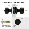 goldenwarm Black Door Knobs Interior, Privacy Door Knob Black Door