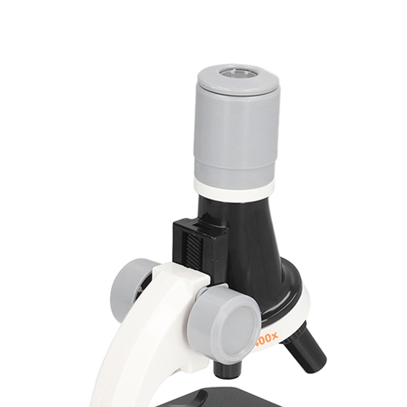 Kids Microscope Kit LED 1200X Microscope with Specimen Slides Science