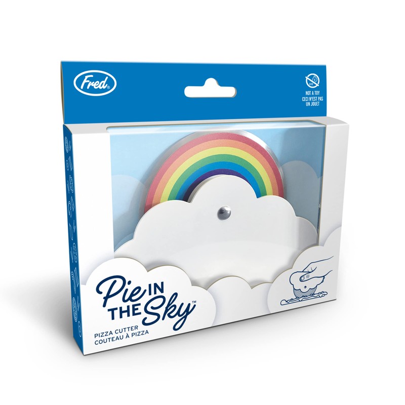 Genuine Fred PIE IN THE SKY, Rainbow Pizza Cutter