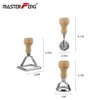 MASTER FENG Ravioli Stamp Maker Cutter, Mold with Wooden Handle