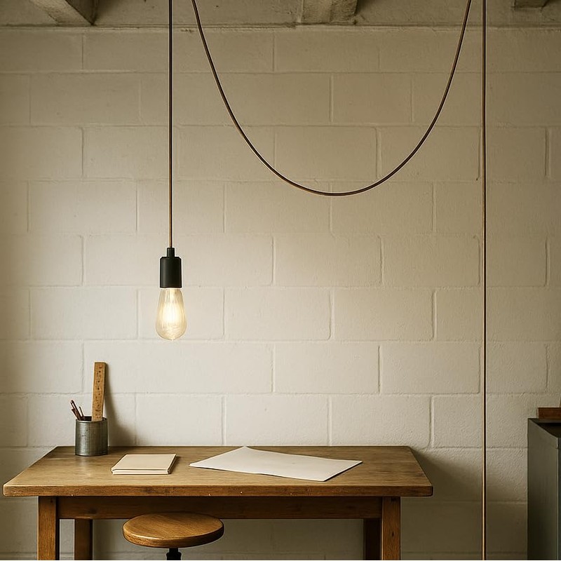 Kumtin Smart 15 Feet Plug in Pendant Light, Pendant Light