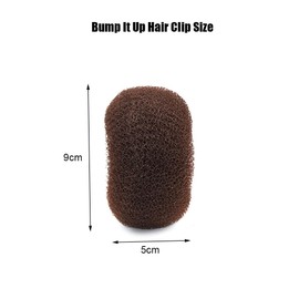 3PCS Bump Up Hair Clips Hair Base Sponge Volume Bump Inserts Hair Bump Pads Hair Increasing Clip DIY Hair Accessories for Women Girls