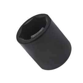 TOP-VIGOR 28496 Expert Impact Socket, 1/2 Inch Square Drive, 17mm (11/16 inch) Nut Setter Driver Drill Bit for Woodworking, Auto Repairing, Machine Maintenance, Furnitures