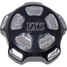Modquad Yamaha UTV Billet Gas Cap (BLACK/MACHINED) For 16-21 YAMAHA YXZ1000R