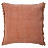 Trade AM Ox Bay Orange Solid Organic Cotton Pillow Cover