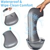 Toilet seat cushion, soft and comfortable seat accessories, waterproof leather,