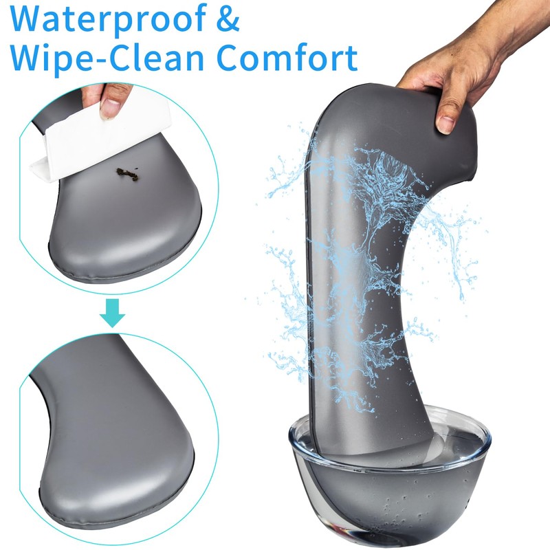 Toilet seat cushion, soft and comfortable seat accessories, waterproof leather,