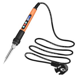Soldering Iron Kits, Soldering Iron Set up to 480°C 90W 220V EU / 110V US Standard Plug with LED Display for Welding DIY Repair