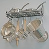 Southern Homewares Hanging Pot Holder Rack – Kitchen Shelf for