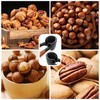ZHIYUQL® Pack of 2 Nutcrackers Walnuts with Non-Slip Wooden Handle,