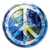 Magnet America Peace Sign On Earth Magnet is 4.75" x