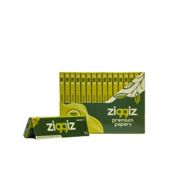 ZIGGIZ PAPEL PREMIUM PARA LIAR Presentación Display de 16 librillos cada uno con 75 hojas de 1 1/4 Total = 1200 SABANAS.