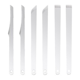 Pedicure Knife Set for Feet Professional - 6 Pack Stainless Steel Ingrown Toenail Remover Tool, Callus Shaver, Corn & Dead Skin Scraper Kit with Holes for Effective Foot Care & Repair