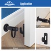 HOMOTEK Heavy Duty Latch Hook Stop Windproof,Door Holder Stopper with
