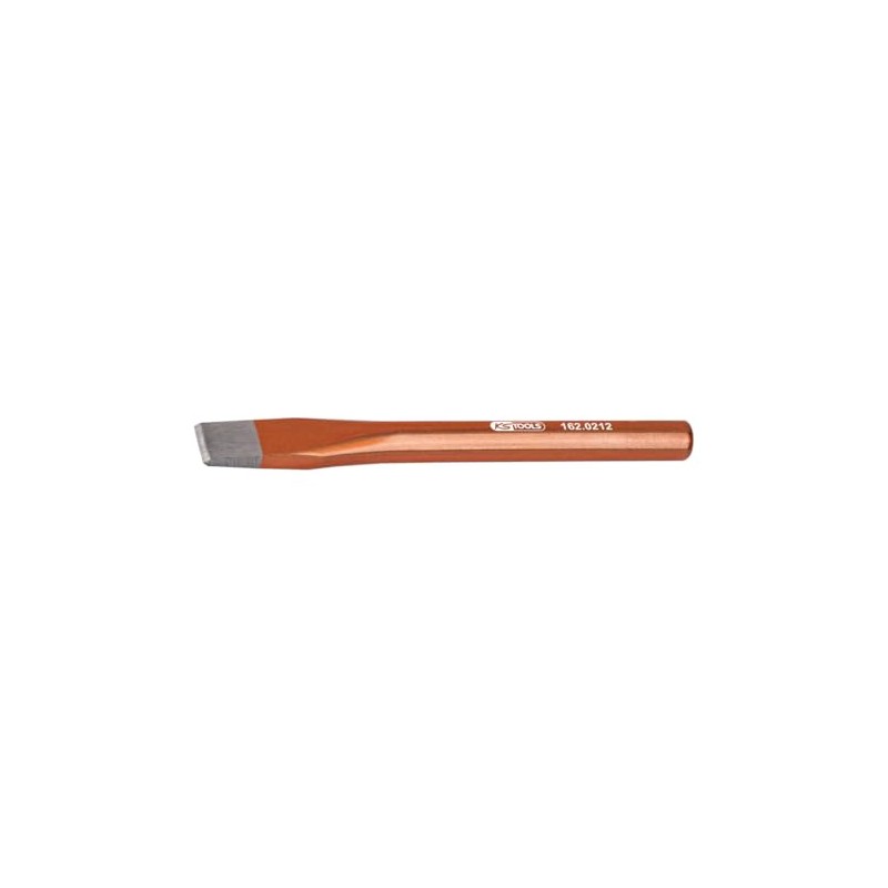 KS Tools 162.0211 Flat chisel, 8 point, 125mm