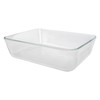 Pyrex 7211 6-Cup Rectangular Glass Storage Container - Made in