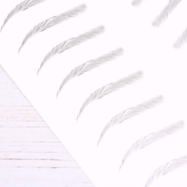 Mikinona 3sets Realistic Eyebrow Tattoo Sticker Artificial Eyebrows Perfect Grooming Tools 2sheets*3