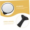 PACKOVE Handheld Makeup Mirror with Handle for Women Portable Compact