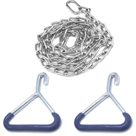 OdontoMed2011 Durable OB Handle Apparatus 2 OB Handle with 30 Inch Chain, Goat, Cow, Cattle Delivery Instruments for Dairy Farm