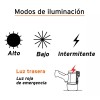 Truper Linterna recargable de led alta potencia recargable Truper LARE-300