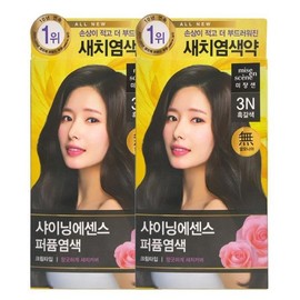 Mise-en-scène All New Shining Essence 3N Dark Brown x2 Hair Dye / 미쟝센 올뉴 샤이닝에센스 3N 흑갈색 x2 염색약