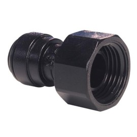 John Guest CM320616E Acetal Black 3/4" Female Adaptor (BSP Thread) x 6mm Push Fit