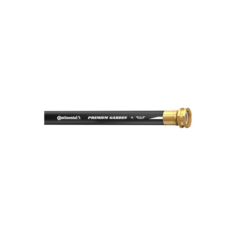 Continental Premium Garden, Black Heavy Duty Cold Water Garden Hose,