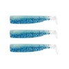 FIIISH Black Minnow 3 Fishing Lure Bodies - Kaki/White, Size
