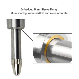 Indicador de Dial Mecánico, Cubierta Antipolvo Transparente de Precisión de 0,01mm, Indicador de Dial Tipo Puntero de Fácil Lectura (0-10mm)