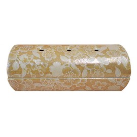 Incense Burner Single Item "Yuihana" Horizontal Tube Type Incense Burner Ceramic Champagne Gold (j1273-1-4)