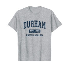 Durham North Carolina NC Vintage Athletic Sports Design T-Shirt