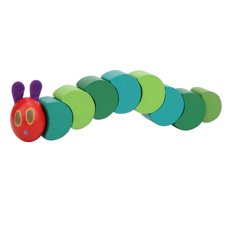 5PCS Children's Wooden Worm Toy Hungry Caterpillar Early Education Blocks
