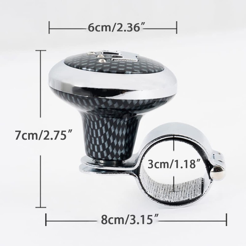 TOTMOX Steering Wheel Booster Ball - Car Steering Wheel Spinner