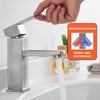 Bathroom Stainless Steel Single Lever Mixer Tap Hot and Cold