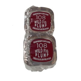 Pack of 2 L'Oreal Paris Colour Riche Plump and Shine Lipstick, Wild Fig Plump #108