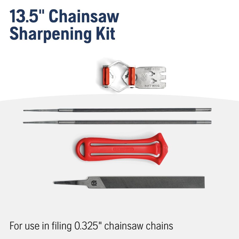 Husqvarna X-Cut SP33G Chainsaw File Kit for .325-Inch Chainsaw Chains,
