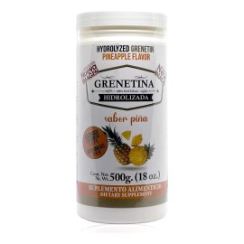 Grenetina Hidrolizada Sabor Piña 100% Natural 500 Grs Pretty Bee