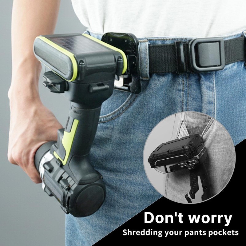 MELOTOUGH Tape Measure Holder for Tool Belt,Drill Holder for Tool