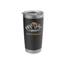 Watertown Massachusetts Mountain Sunset Sunrise MA Stainless Steel Insulated Tumbler
