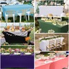 Obstal 4Ft Stretch Spandex Table Cover for Standard Folding Tables