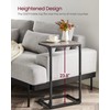 VASAGLE VASAGLE C-Shaped End Table, Side Table for Sofa, Couch