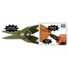 Klenk MA74530 Serrationless Snips, Cuts 1¼" Right and Straight, Green/Black