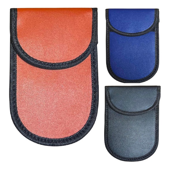 3-Pack Faraday Pouch For Car keys, Car key Signal Blocker