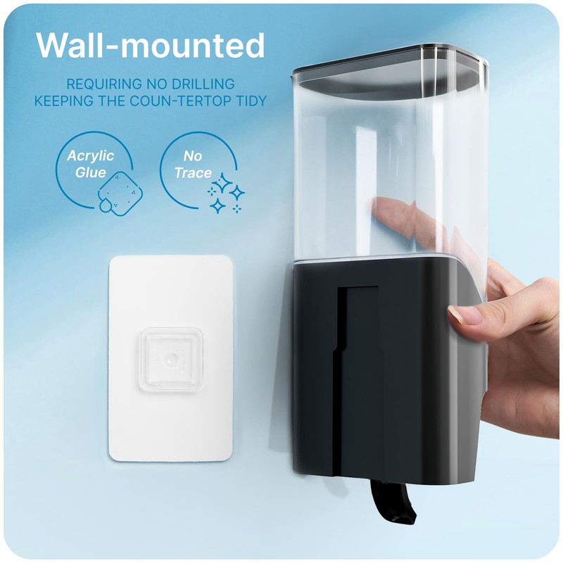 Umimile Mouthwash Dispenser for Bathroom, Plastic Mouthwash Dispenser Wall Mounted,